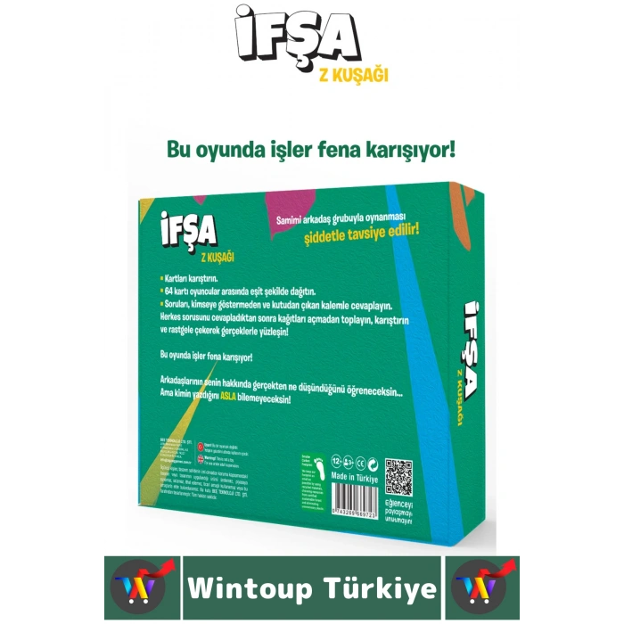 Eğlenceli Kız Erkek Grup Arkadaş Ortamı Genç Nesil Yeni Dönem Komik Kart Oyunu İfşa-Z Kuşağı 56 Kart