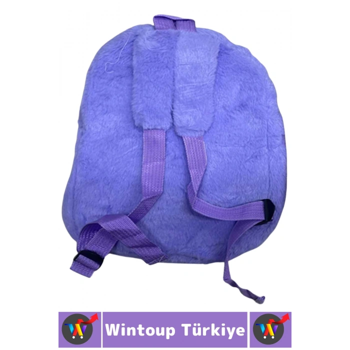 Yeni Sezon Çocuk Genç Kız Gündelik Okul Şık Sevimli Hello Kitty Yumuşak Peluş Sırt Çantası 32X26 Cm