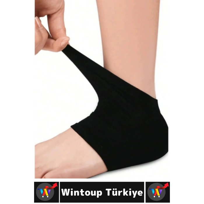 Ergonomik Konforlu Kaymaz Ağrı Azaltan Esnek Silikon Çok Şık Unisex Nemlendirici Topuk Çorabı