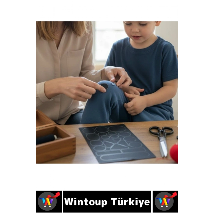 Kendinden Yapışkanlı Kumaş Suni Deri Naylon Çanta Mont Ayakkabı Otomobil Döşeme Yama Tamir Bantı Set