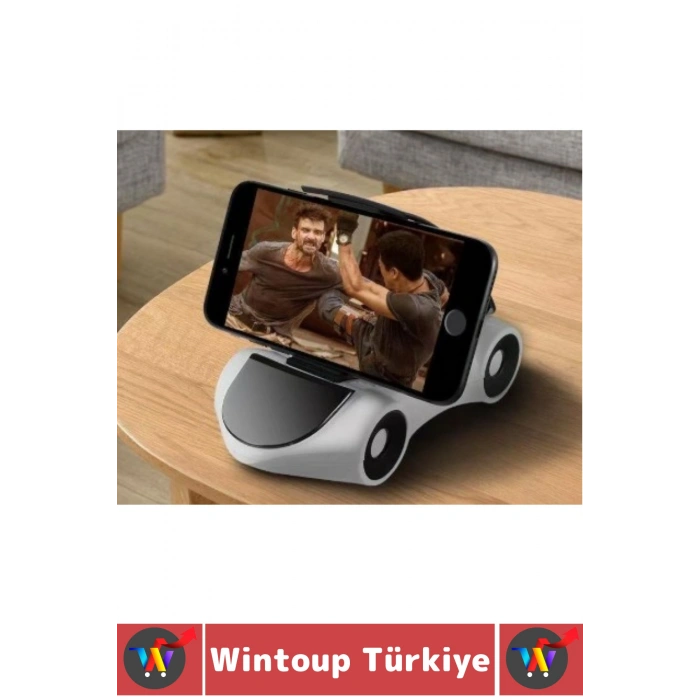 Kendinden Yapışkanlı Otomobil 360 Derece Dik Yatay Kullanım Araba Tasarımlı Araç İçi Telefon Tutucu