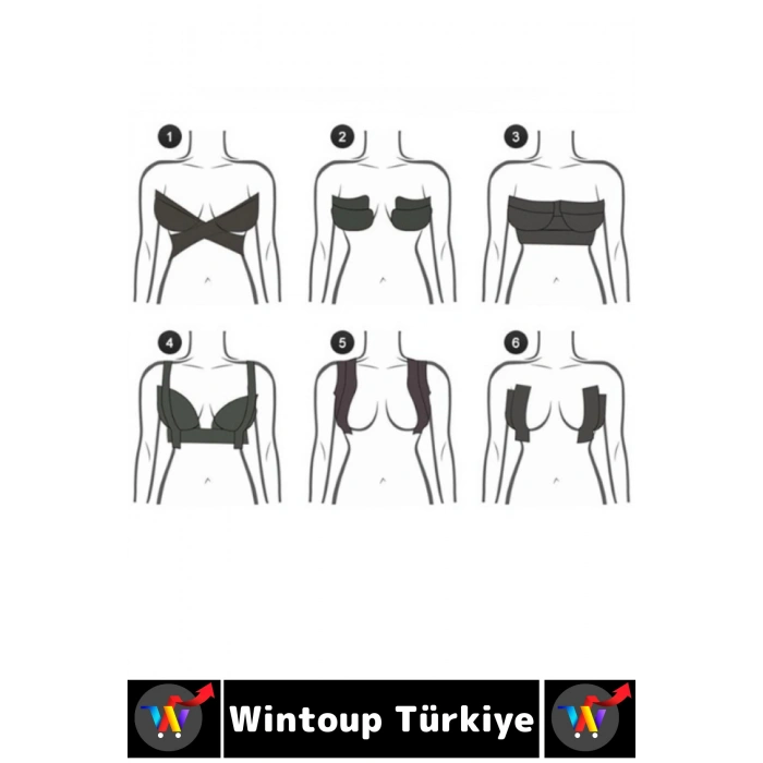 İç Göstermez Göğüs Toparlayıcı Sabitleyici Dikleştirici Şekillendirici Yapışkan Bant 5 Cm X 5 Metre