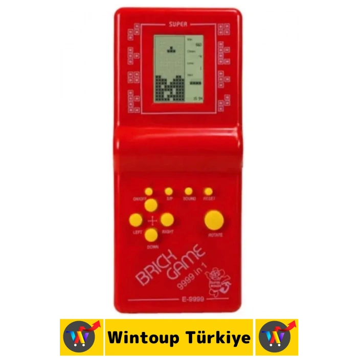 Özel Model Retro Oyuncak Pilli Mini El Atarisi Analitik Hızlı Düşünme Nostalji Konsol Bulmaca Tetris
