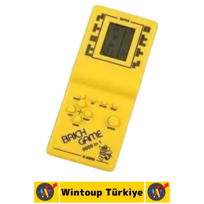 Özel Model Retro Oyuncak Pilli Mini El Atarisi Analitik Hızlı Düşünme Nostalji Konsol Bulmaca Tetris