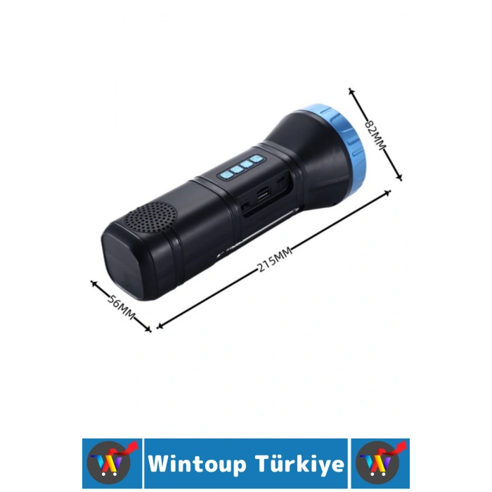 Premium Çok Fonksiyonlu Bluetooth Radyolu Şarjlı Güneş Enerjili Kolay Kavrama Outdoor Kamp El Feneri