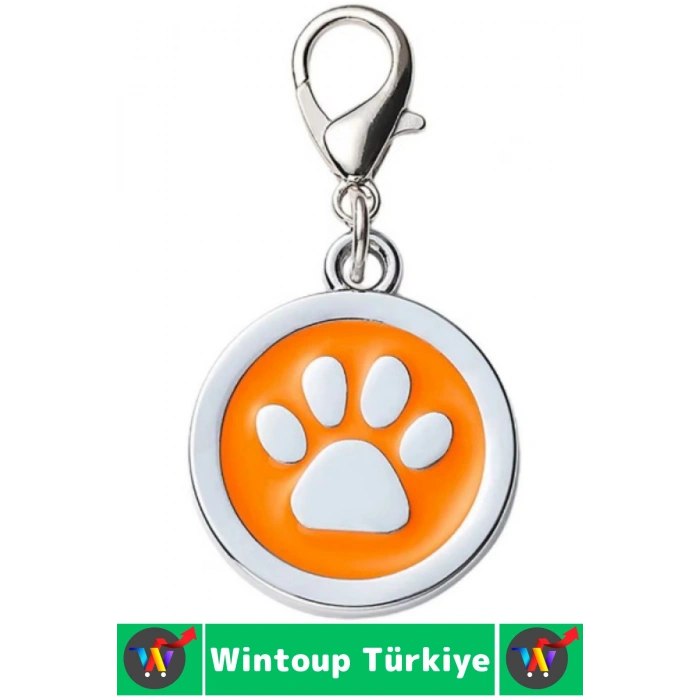 Dayanıklı Evcil Hayvan Kedi Köpek Klipsli İsim Telefon Numarası Not Şık Tasma Künyesi 2.5 Cm 2 Adet