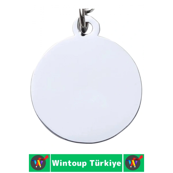 Dayanıklı Evcil Hayvan Kedi Köpek Klipsli İsim Telefon Numarası Not Şık Tasma Künyesi 2.5 Cm 2 Adet