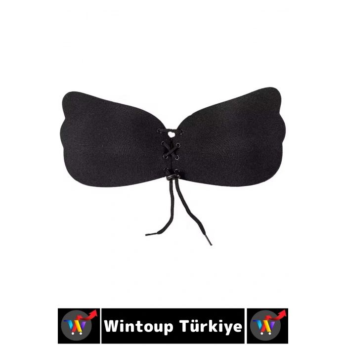 Gündelik İz İç Göstermez Elastik Kaydırmaz Toparlayıcı Doğal Görünüm Yapışkan Kelebek Sütyen 3 Adet
