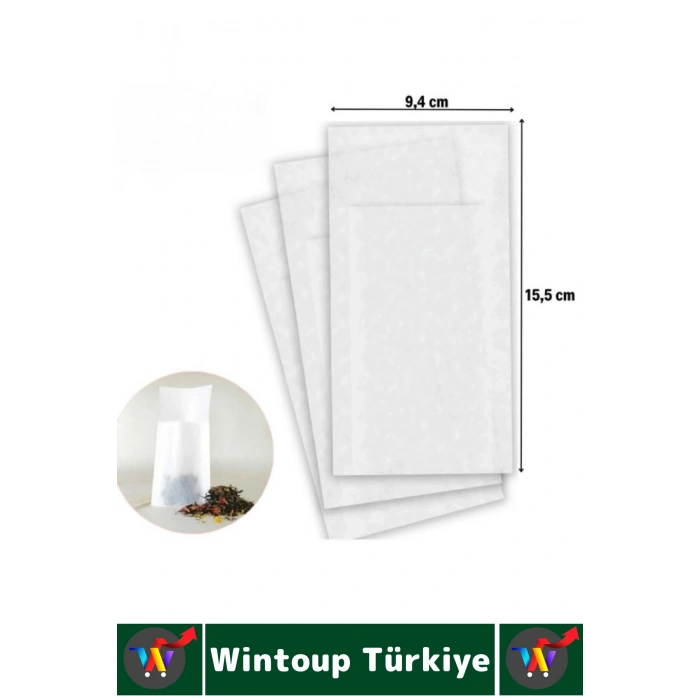 Özel Üretim Ekonomik Pratik Siyah Çay Bitki Çayı Karışım Filtre Kahve Demleme Filtresi Poşet 52 Adet
