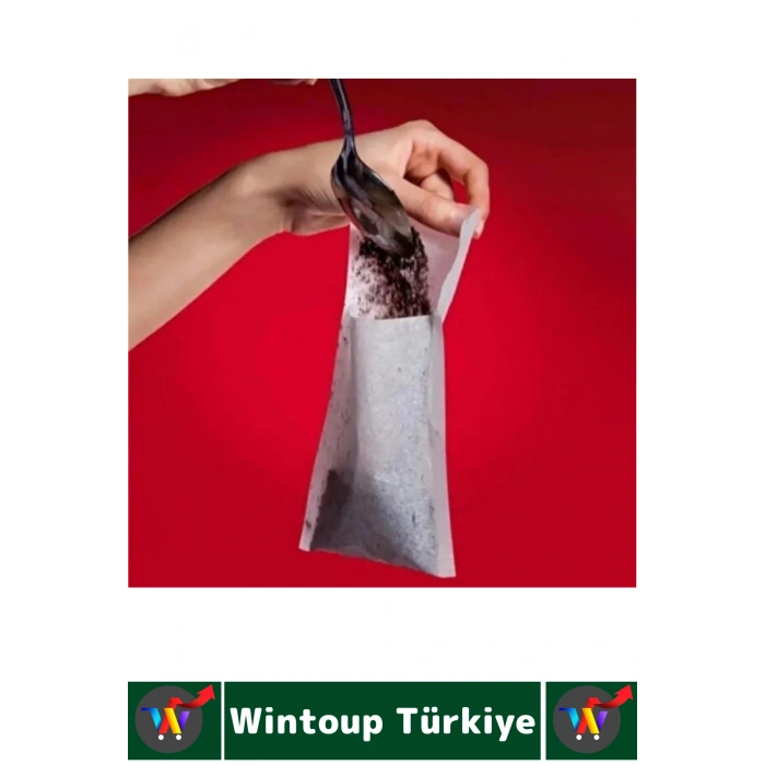 Özel Üretim Ekonomik Pratik Siyah Çay Bitki Çayı Karışım Filtre Kahve Demleme Filtresi Poşet 26 Adet