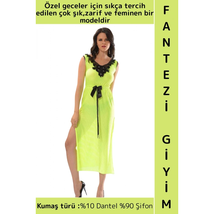 Özel Model Sevgililer Günü Yılbaşı Hediye Fantezi Sexy Kadın Dantel Detaylı Çok Şık Zarif Gecelik