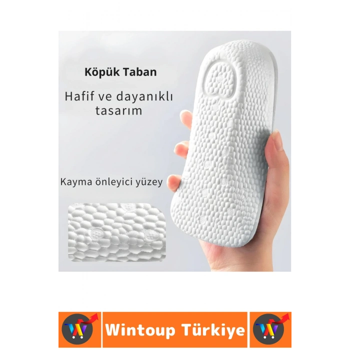 Konforlu Bot Spor Ayakkabısı Kadın Erkek 2.5 Cm Boy Uzatan Gizli Topuk Yükseltici Köpük Tabanlık
