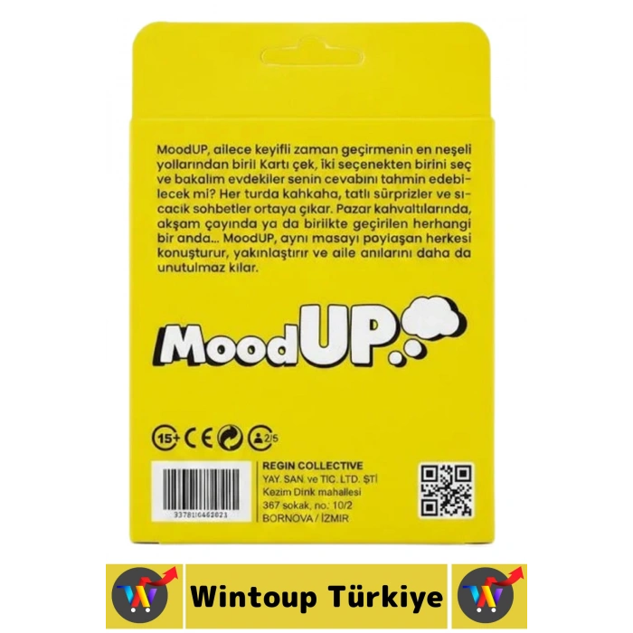 Eğlenceli Vakit Geçirme Bol Kahkaha Bağları Güçlendirme Soru Görev Oyunu 40 Kart-MoodUP Aile