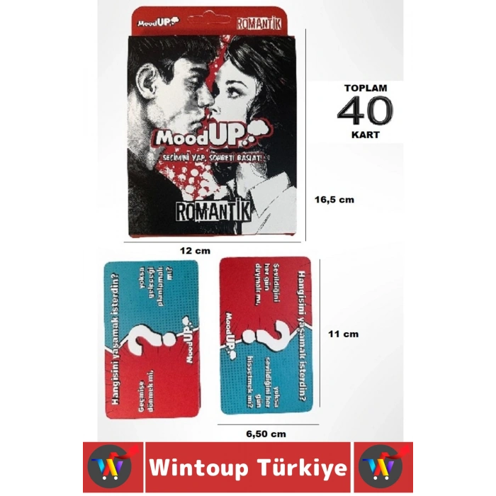 Eğlenceli Vakit Çift Sevgili Bağları Güçlendirme Ev Tatil Soru Görev Oyunu 40 Kart-MoodUP Romantik