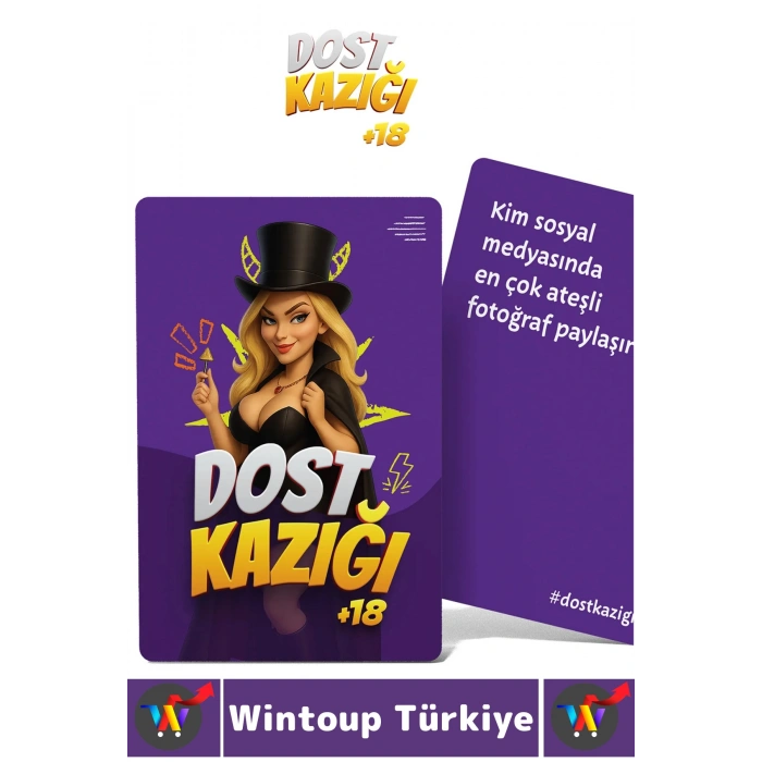 Eğlenceli Yılbaşı Arkadaş Grubu Parti Cesur Komik Kahkaha 112 Kart Yetişkin Oyunu-Dost Kazığı +18