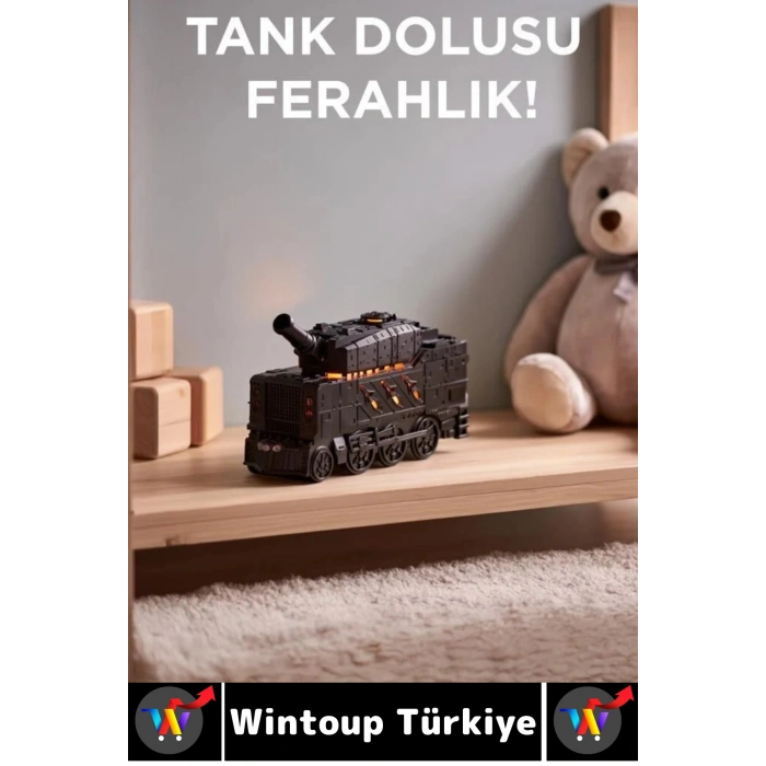 Premium Ultrasonik Sessiz Çalışma Led Işıklı Çok Şık Tank Tasarımlı Oda Hava Nemlendiricisi 300 ML