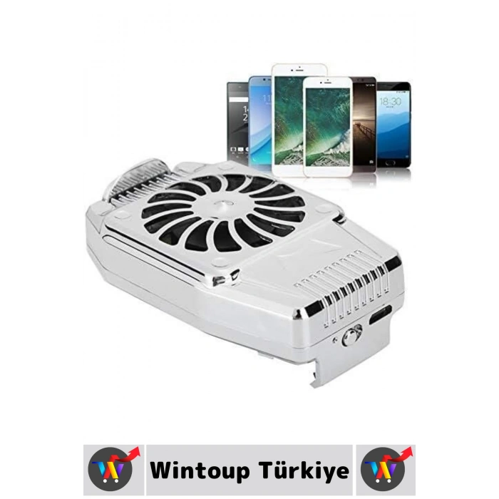 Premium Uzun Ömürlü Hızlı Soğutma Pil Ömrü Uzatan Yarı İletken Kablolu Pratik Telefon Soğutucu Fan