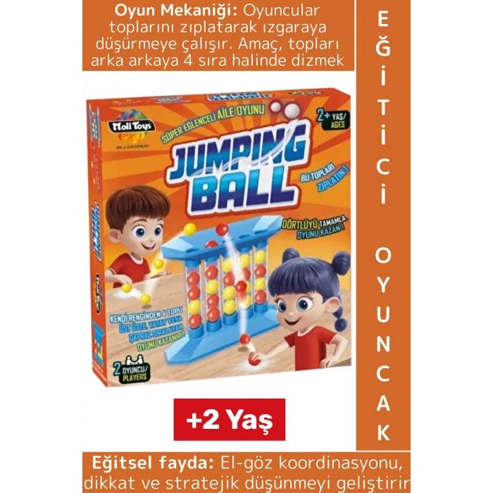 Eğitici Çocuk Dikkat Konsantrasyon El Göz Koordinasyonu Strateji Gelişim Eğlenceli Oyun Zıplayan Top
