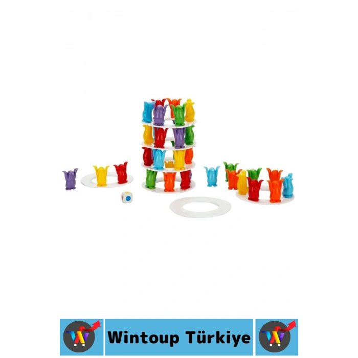 Eğitici Çocuk Koordinasyon Dikkat Denge Stratejik Düşünme Gelişimi Eğlenceli Rising Penguin Oyunu