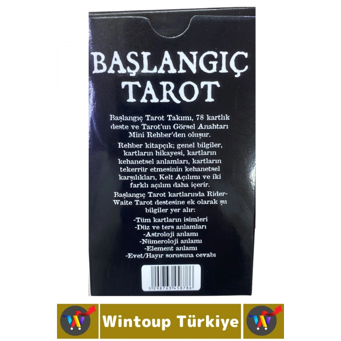 Özel Üretim Psikolojik Kişisel İç Yansıtma Kehanet Açıklamalı Başlangıç Tarot Destesi 78 Kart