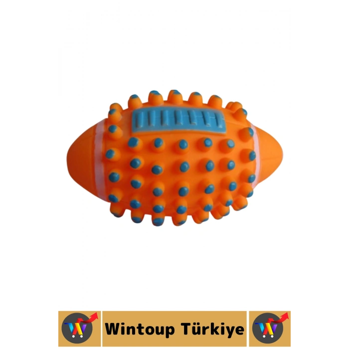 Dayanıklı Evcil Hayvan İlgi Çekici Renk Sesli Masaj Etkili Dikenli Köpek Diş Kaşıma Oyun Topu 2 Adet