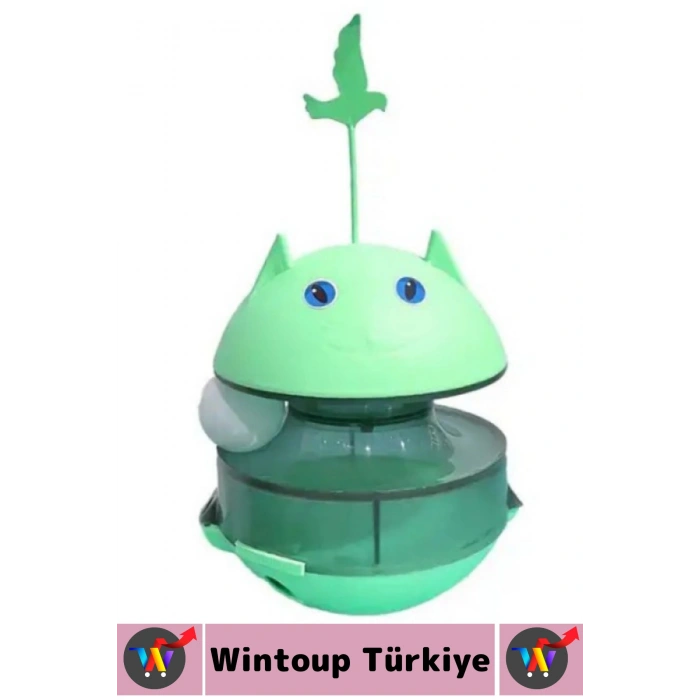 Evcil Hayvan İlgi Çekici Zihinsel Gelişim Avcılık İç Güdüsü Mama Ödüllü Hacıyatmaz Kedi Oyuncağı