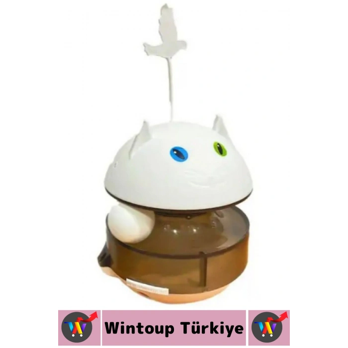 Evcil Hayvan İlgi Çekici Zihinsel Gelişim Avcılık İç Güdüsü Mama Ödüllü Hacıyatmaz Kedi Oyuncağı