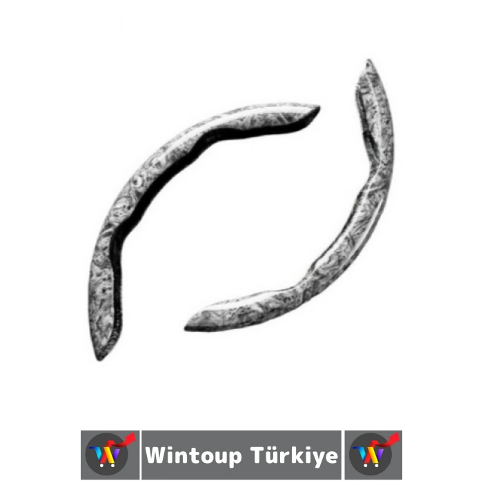 Uzun Ömürlü Kolay Kavrama Otomobil Minibüs Şık Estetik Direksiyon Simidi Koruma Kılıfı 2li 38 Cm