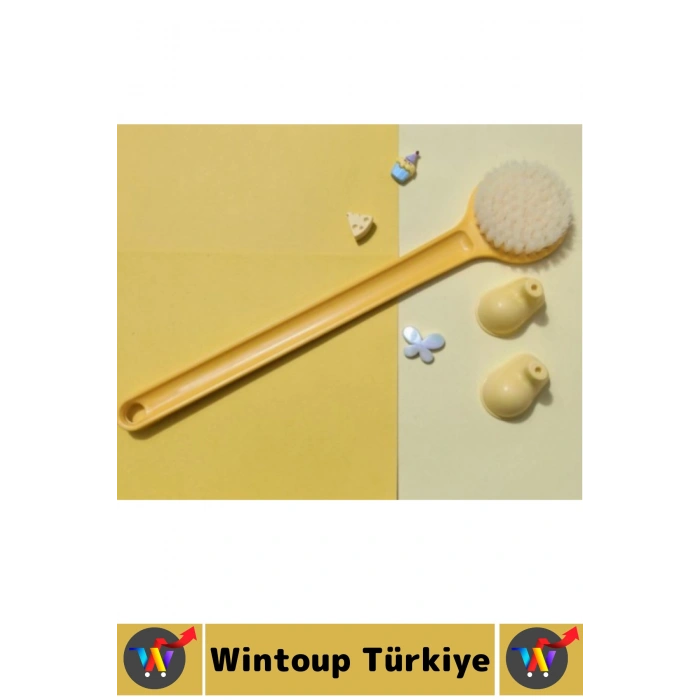 Dayanıklı Yumuşak Doğal Kıllı Islak Kuru Kullanım Sevimli Ördek Tasarım Duş Banyo Vücut Kese Fırçası