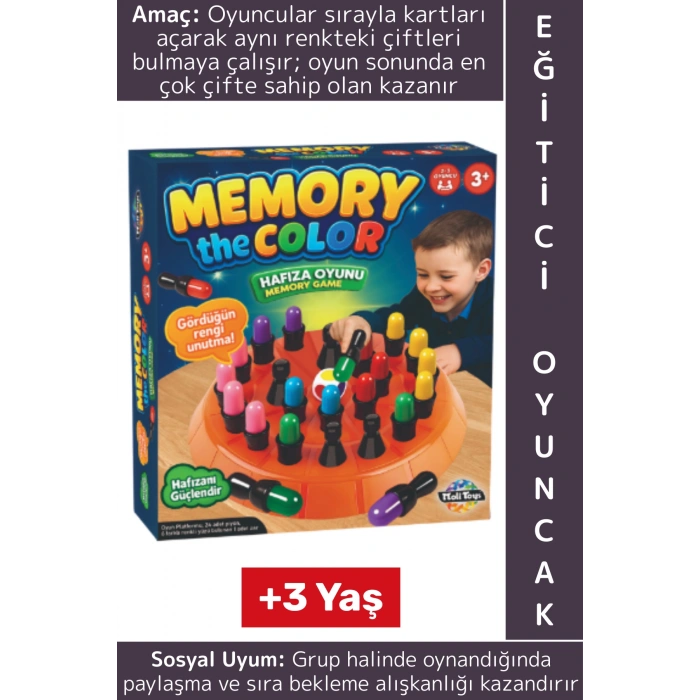 Eğitici Çocuk Dikkat Odaklanma El Göz Koordinasyonu Renk Öğrenimi Sosyalleşme Eğlenceli Hafıza Oyunu