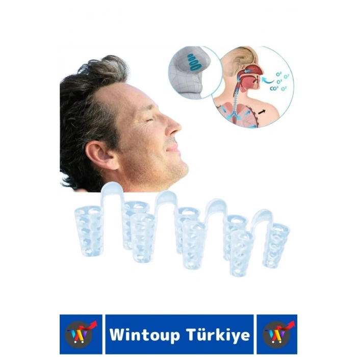 Konforlu Horlama Azaltıcı Rahat Nefes Alıp Verme Uyku Horlama Önleyici Burun Delik Aparatı 20 Adet