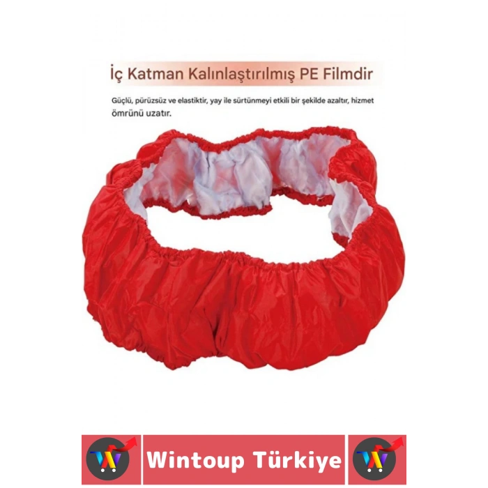 Kolay Montaj Dayanıklı Çelik Gövde Outdoor Bahçe Teras Kamp Spor Eğlenceli Kırmızı Trambolin 102 Cm