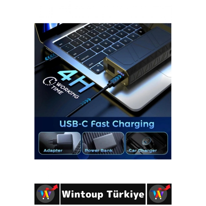 Kompakt Klavye Bilgisayar Eşya Mangal Araç Kir Toz Temizlik 3 Vites Ayarlı Hafif Taşınabilir Jet Fan