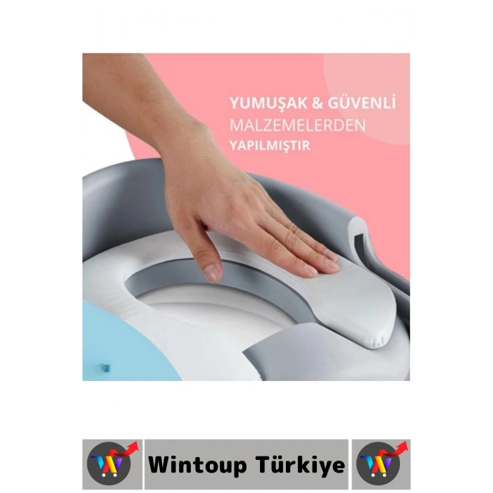 Eğitici Çocuk Özgüven Kazanımı Konforlu Kaymaz Ayarlanabilir Merdiven Klozet Tuvalet Eğitimi Aparatı