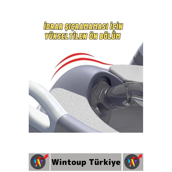 Eğitici Çocuk Özgüven Kazanımı Konforlu Kaymaz Ayarlanabilir Merdiven Klozet Tuvalet Eğitimi Aparatı