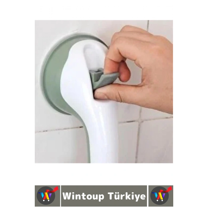 Montaj Gerektirmeyen Çocuk Yetişkin Güvenli Duruş Kayma Düşme Önleyici Kilit Vantuzlu Banyo Tutacağı