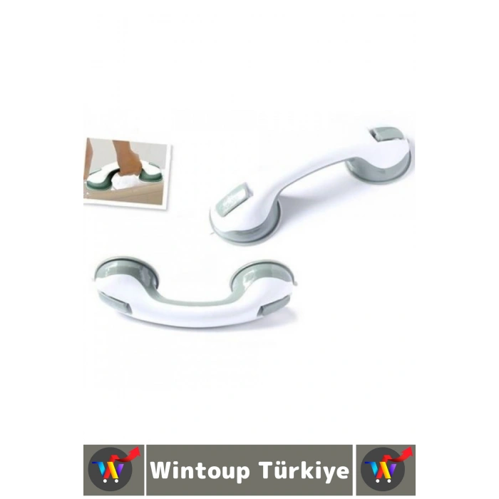 Montaj Gerektirmeyen Çocuk Yetişkin Güvenli Duruş Kayma Düşme Önleyici Kilit Vantuzlu Banyo Tutacağı