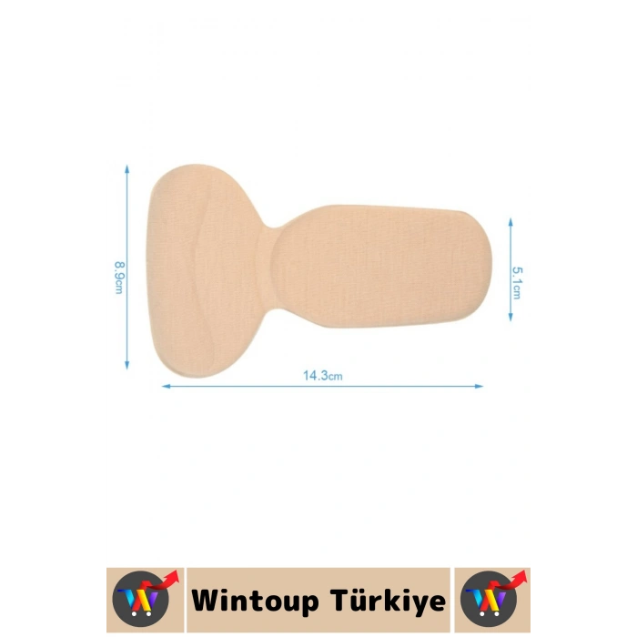 Kendinden Yapışkanlı Konforlu Esnek Kaydırmaz Taban Destekli Ayak Topuk Vurma Önleyici Ped 5 Adet