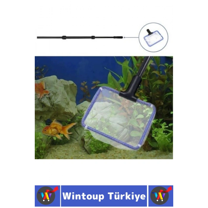 Premium Tatlı Tuzlu Su Cam Yosun Kir Atık Dip Derin Temizlik Akvaryum Tankı Temizleme 5li Özel Set