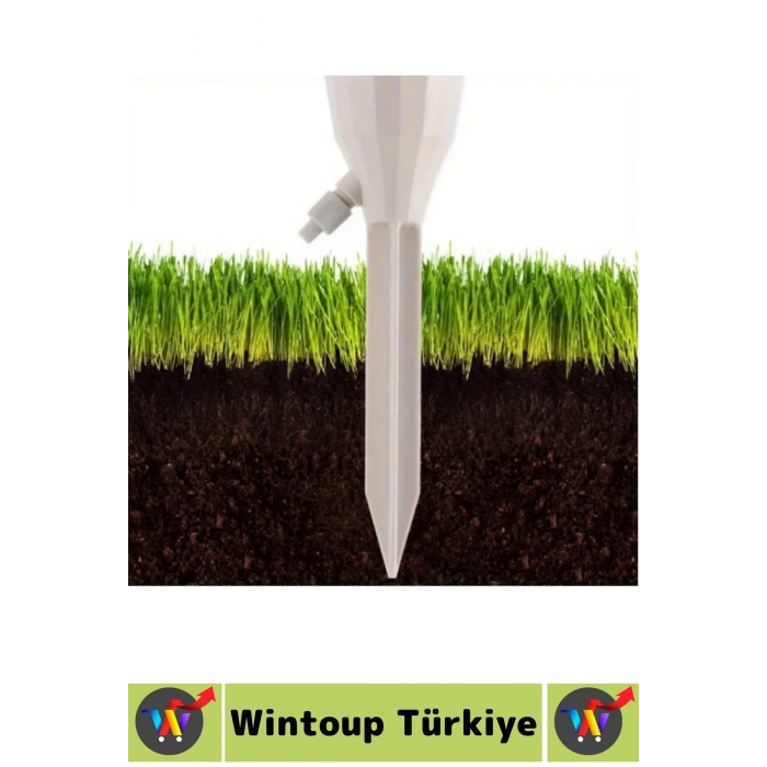 Tüm Pet Şişelerle Uyumlu Bahçe Balkon Sera Ayarlanabilir Akışlı Otomatik Bitki Sulama Aparatı 3 Adet