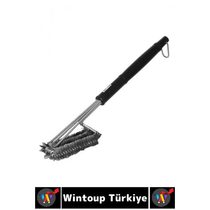 Ergonomik Sert Dayanıklı Kıl Yağ Kir Kalıntı Kömür Hijyenik Barbekü Mangal Izgara Temizleme Fırçası