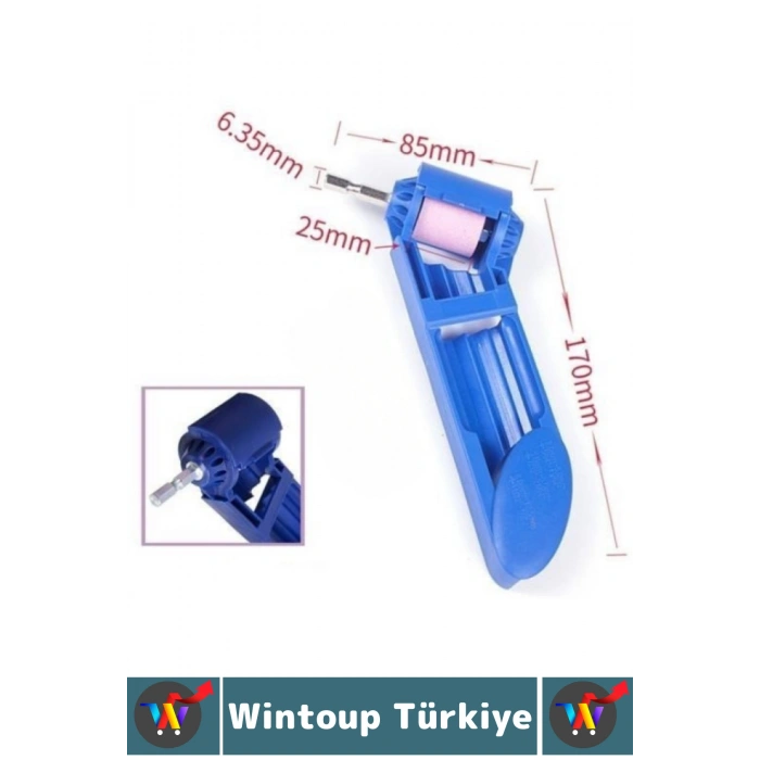 Elektrikli Matkap Uyumlu Ev Atölye Tamirat Kompakt Hafif Pratik Körelen Bozulan Matkap Ucu Bileyici