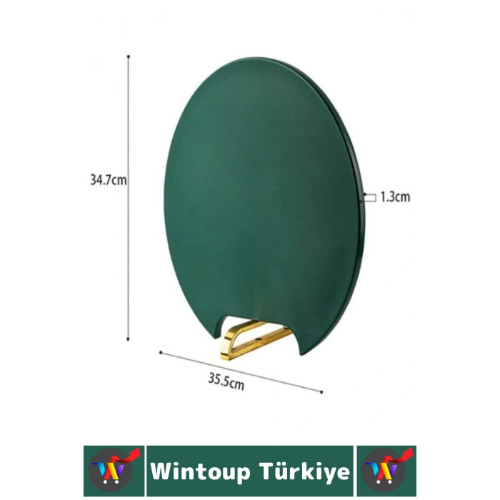 Premium Geniş Yüzeyli Kaymaz Mutfak Et Balık Ekmek Doğrama Dilimleme Hijyenik Standlı Kesim Panosu