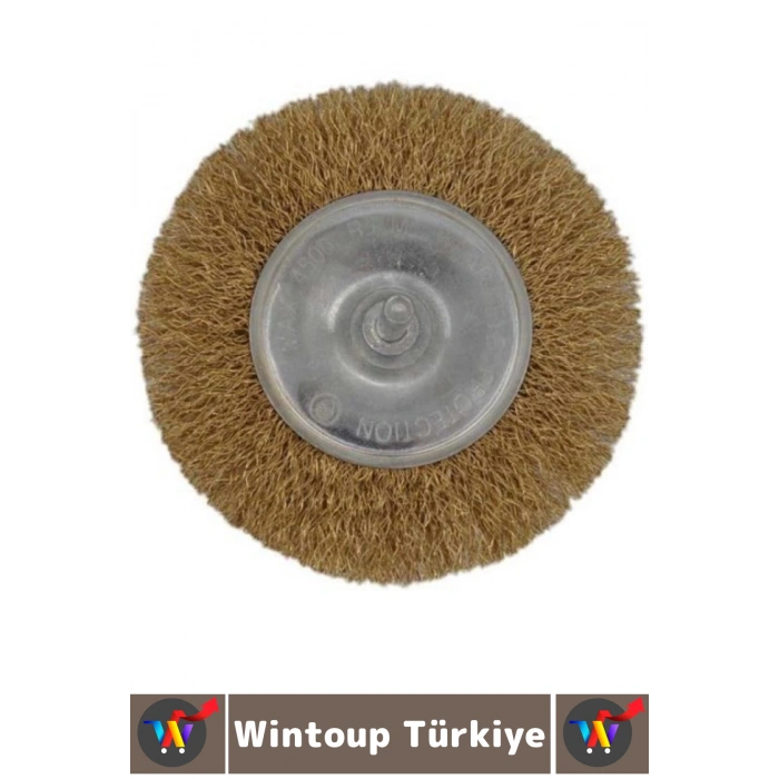 Matkap Ucuna Takılan Atölye Sanayi Tamir Pas Yağ Kir Boya Yapışkan Çözücü 6lı Pimli Tel Fırça Seti