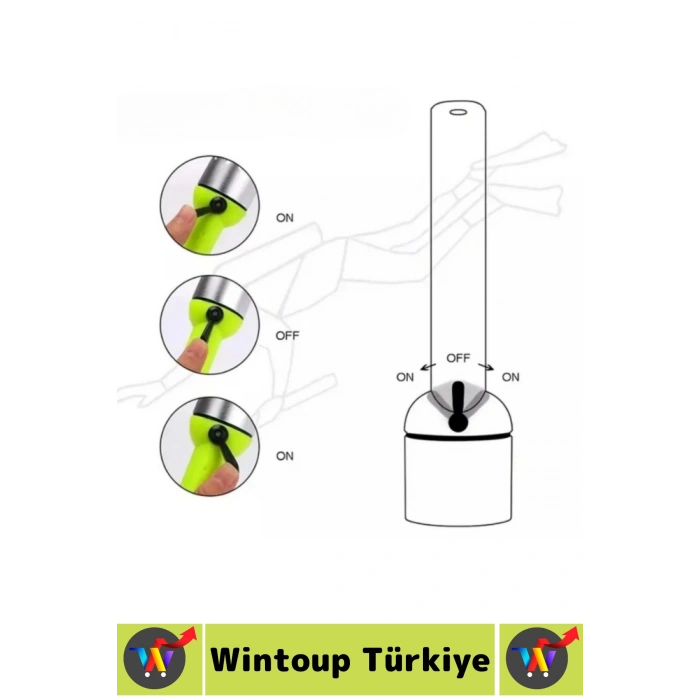 Ergonomik Balıkçı Kamp Fotoğrafçı Sızdırmaz Yüksek Lümenli Şık Süper Parlak LED Su Altı Dalış Feneri