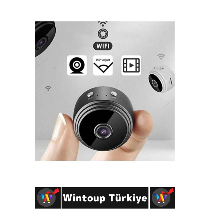 Premium Mobil Uygulamalı Gece Görüşü Bebek Çocuk Odası Ev Ofis Şık HD Wi-Fi Mini Güvenlik Kamerası