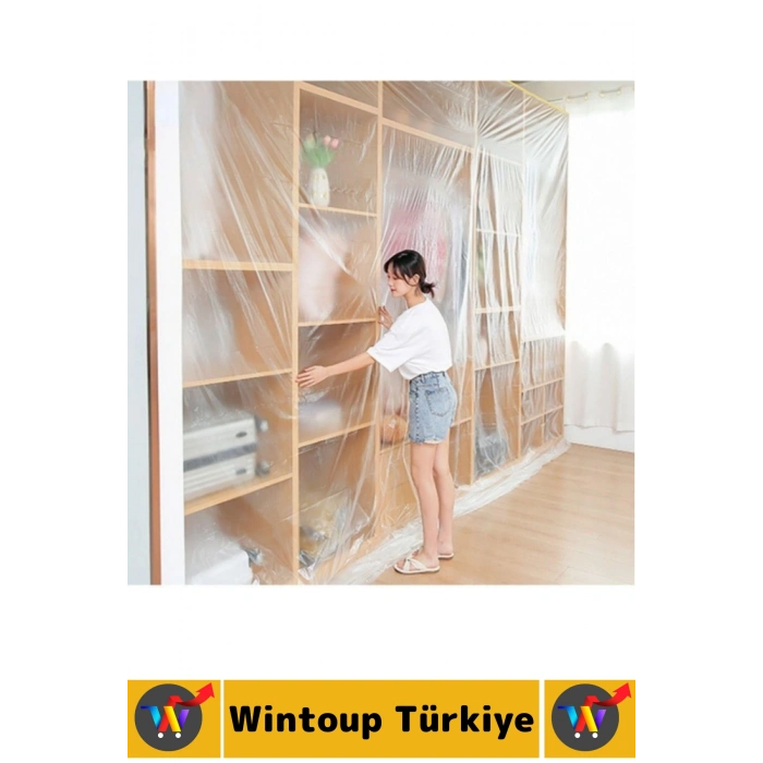 Kendinden Yapışkanlı Tadilat İnşaat Boya Badana Kir Toz Kalıntı Eşya Koruma Örtüsü 180 Cm x 15 Metre