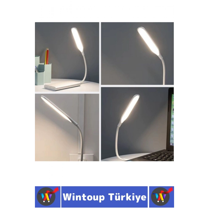 Premium Dayanıklı Esnek Kitap Bilgisayar Başı Kompakt 14 Led 3 Kademeli USB Dokunmatik Okuma Lambası