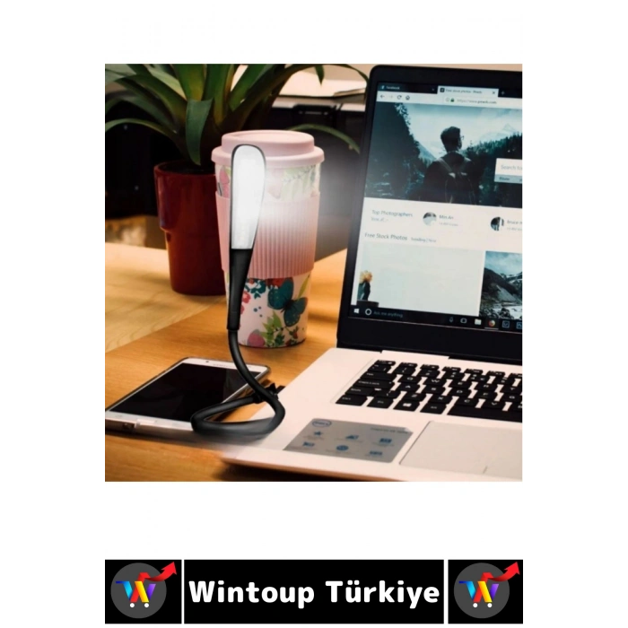 Premium Dayanıklı Esnek Kitap Bilgisayar Başı Kompakt 14 Led 3 Kademeli USB Dokunmatik Okuma Lambası