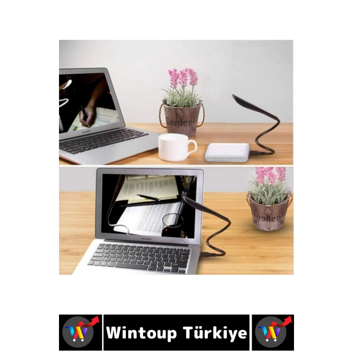Premium Dayanıklı Esnek Kitap Bilgisayar Başı Kompakt 14 Led 3 Kademeli USB Dokunmatik Okuma Lambası